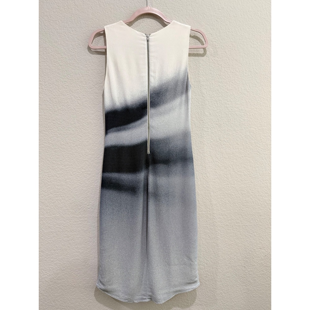 Helmut Lang Beam Shift Dress‎ Ombre Sz 0 XS Sleeveless Cowl Neck Quiet Luxury - Picture 4 of 7